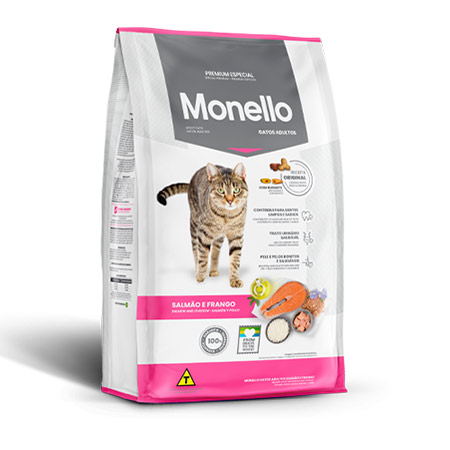 غذاخشک گربه مونلو میکس Monello Mix وزن 1KG (فله)