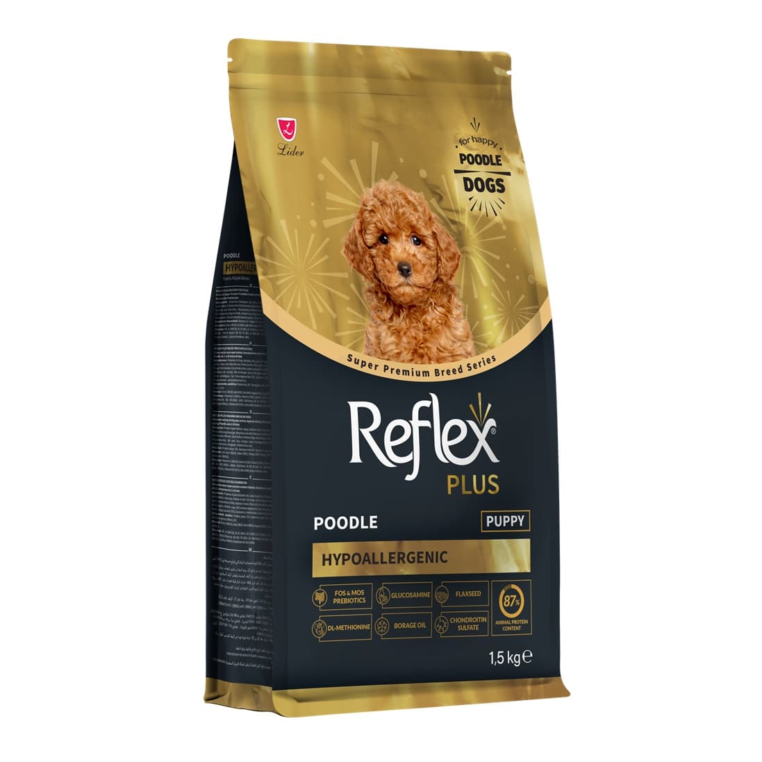 غذا خشک سگ رفلکس پلاس پودل Reflex Poodle وزن 2KG
