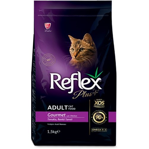 غذا خشک گربه رفلکس پلاس گورمت Reflex Gourmet وزن 1.5KG