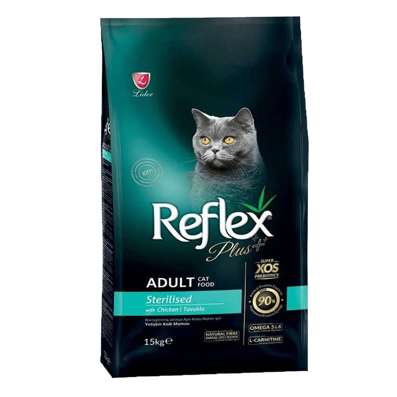 غذا خشک گربه رفلکس پلاس عقیم Reflex Sterilised وزن 1.5KG
