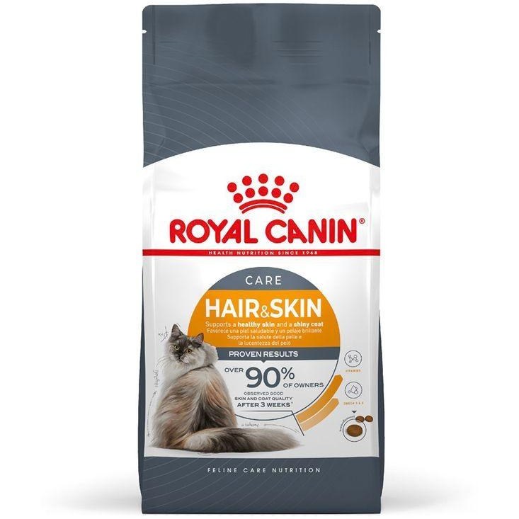غذا خشک گربه رویال کنین هیر اند اسکین وزن 2KG